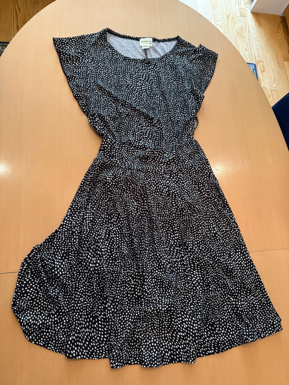 Women’s Black & White Polka Dot Skirt & Top